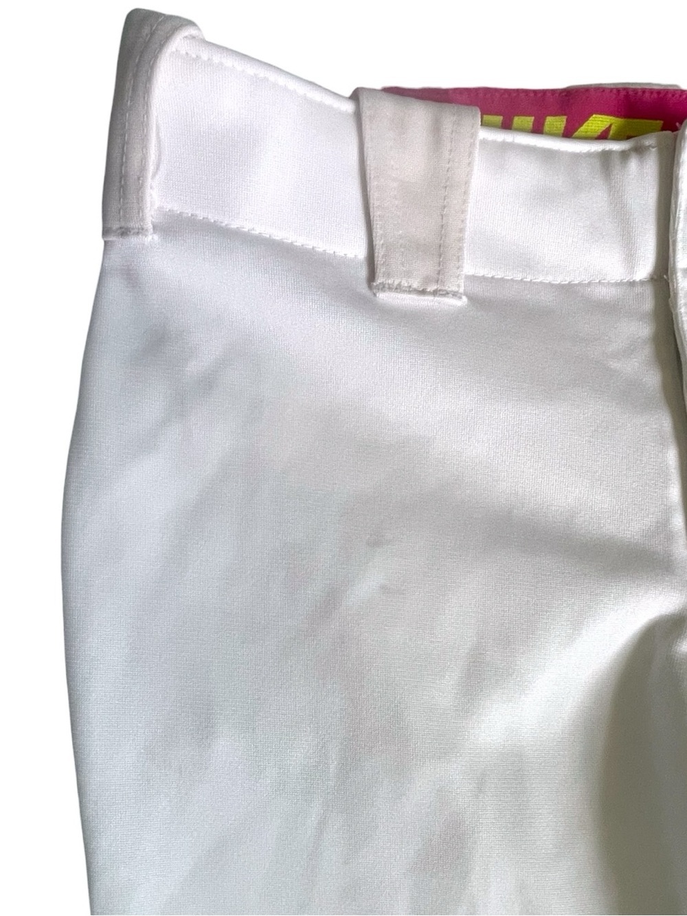 Nike Softball Pants White Knicker Stretch Athletic Uniform Pants Y2K Sporty Kids - Picture 5 of 8